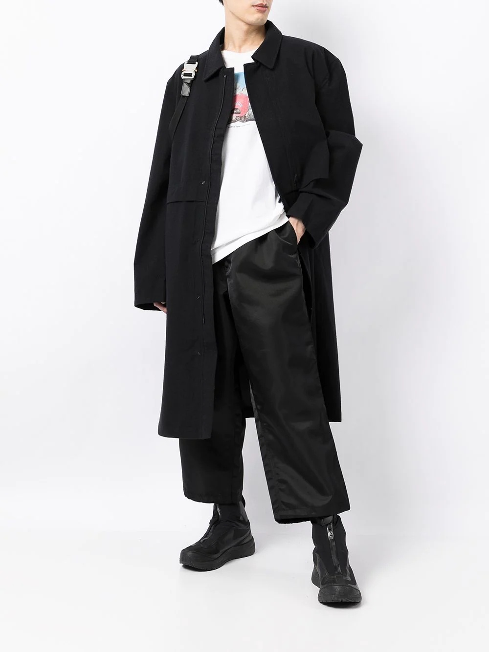 long-length shirt jacket - 2