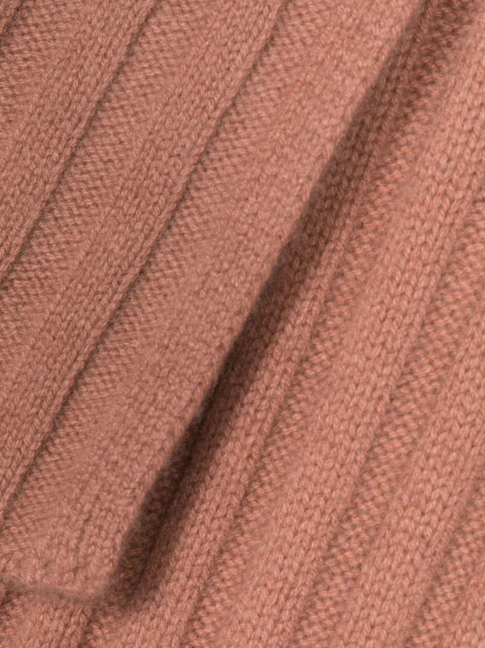 rib-knit cashmere scarf - 2