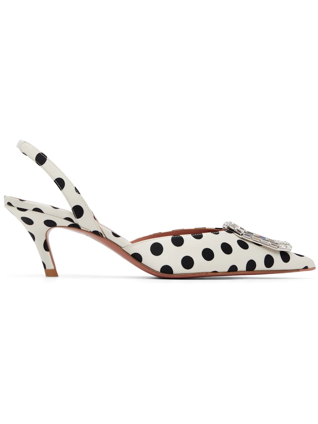White Camelia Sling 60 Heels - 1
