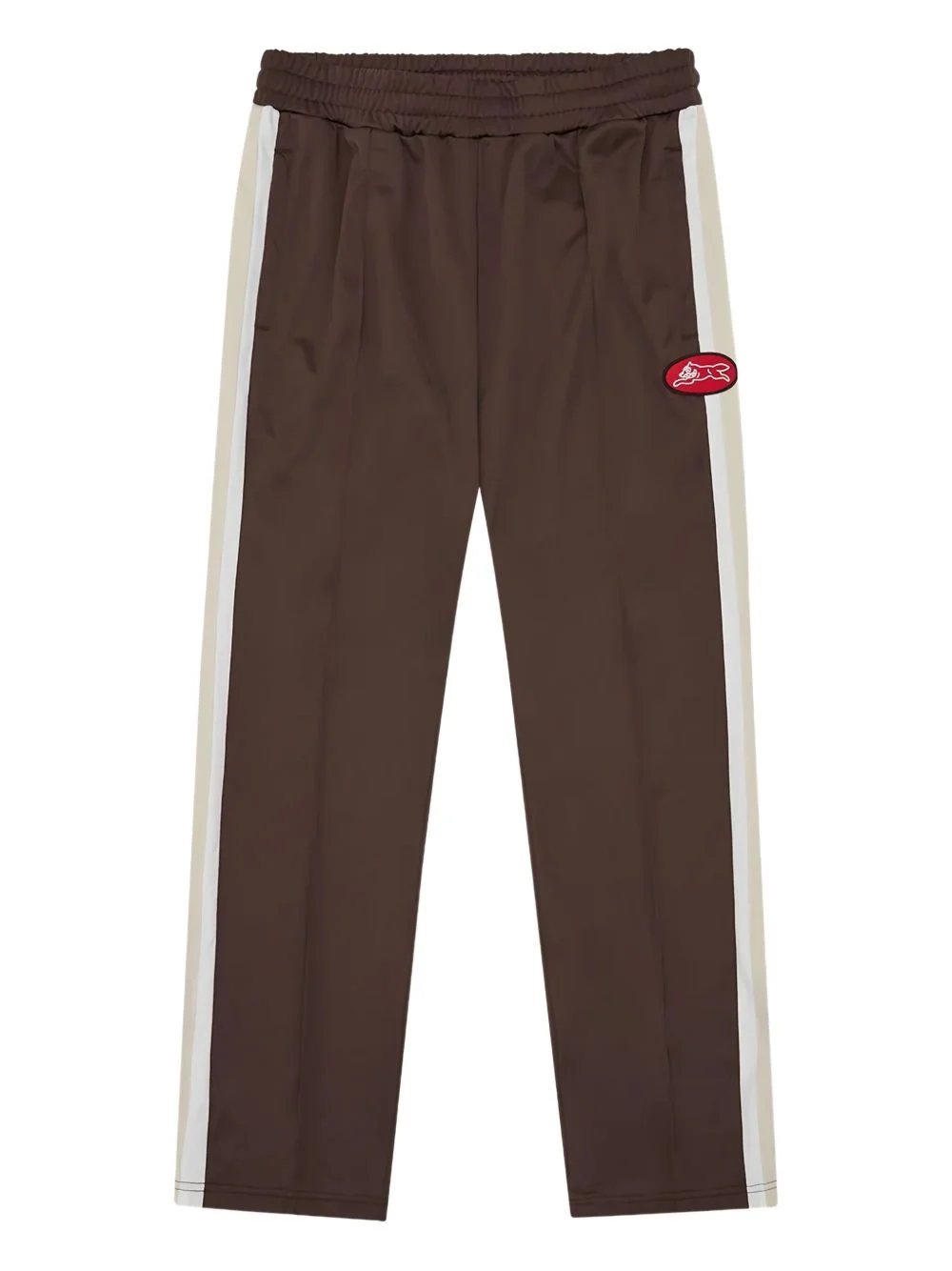 side-stripe logo-patch track pants - 1
