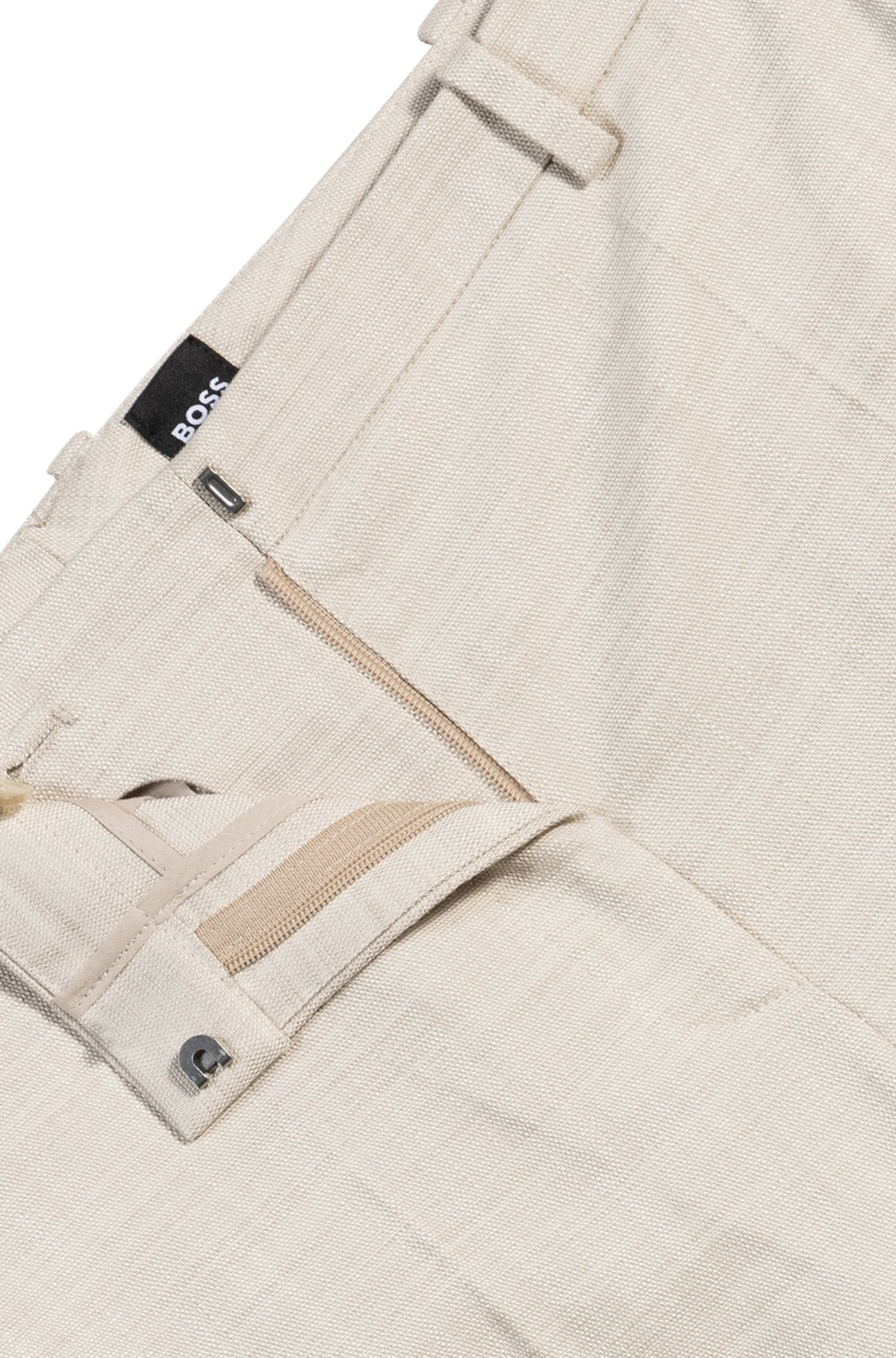 RELAXED-FIT TROUSERS IN MELANGE STRETCH FABRIC - 6