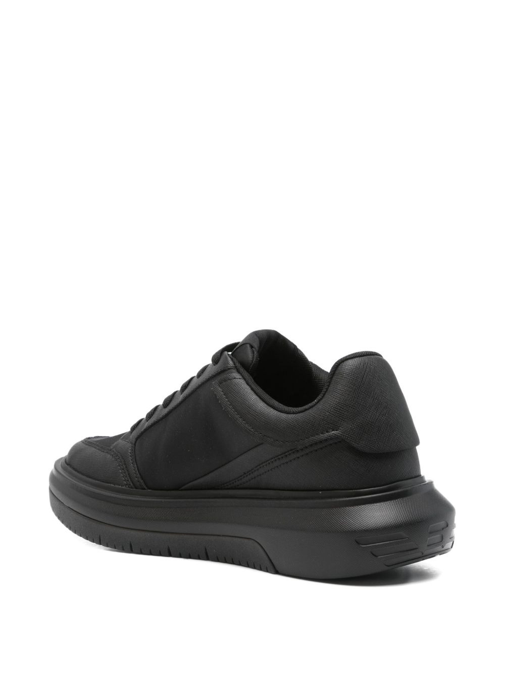 logo-plaque sneakers - 3