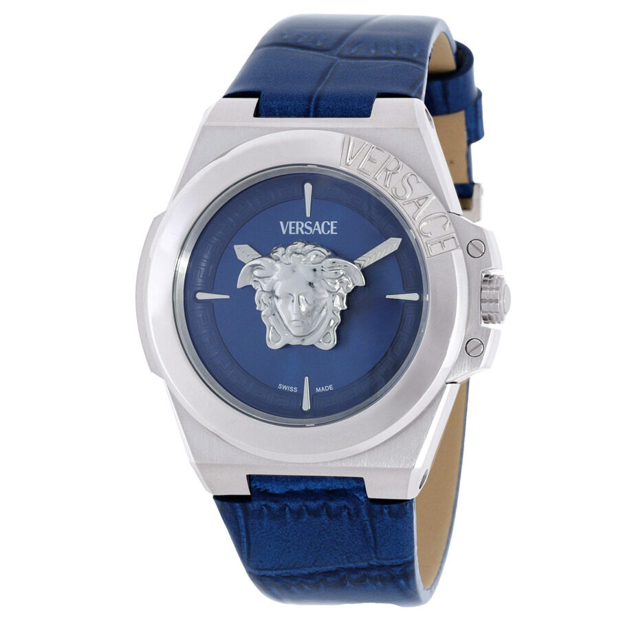Versace Hera Quartz Blue Dial Ladies Watch VE8D00124 - 1