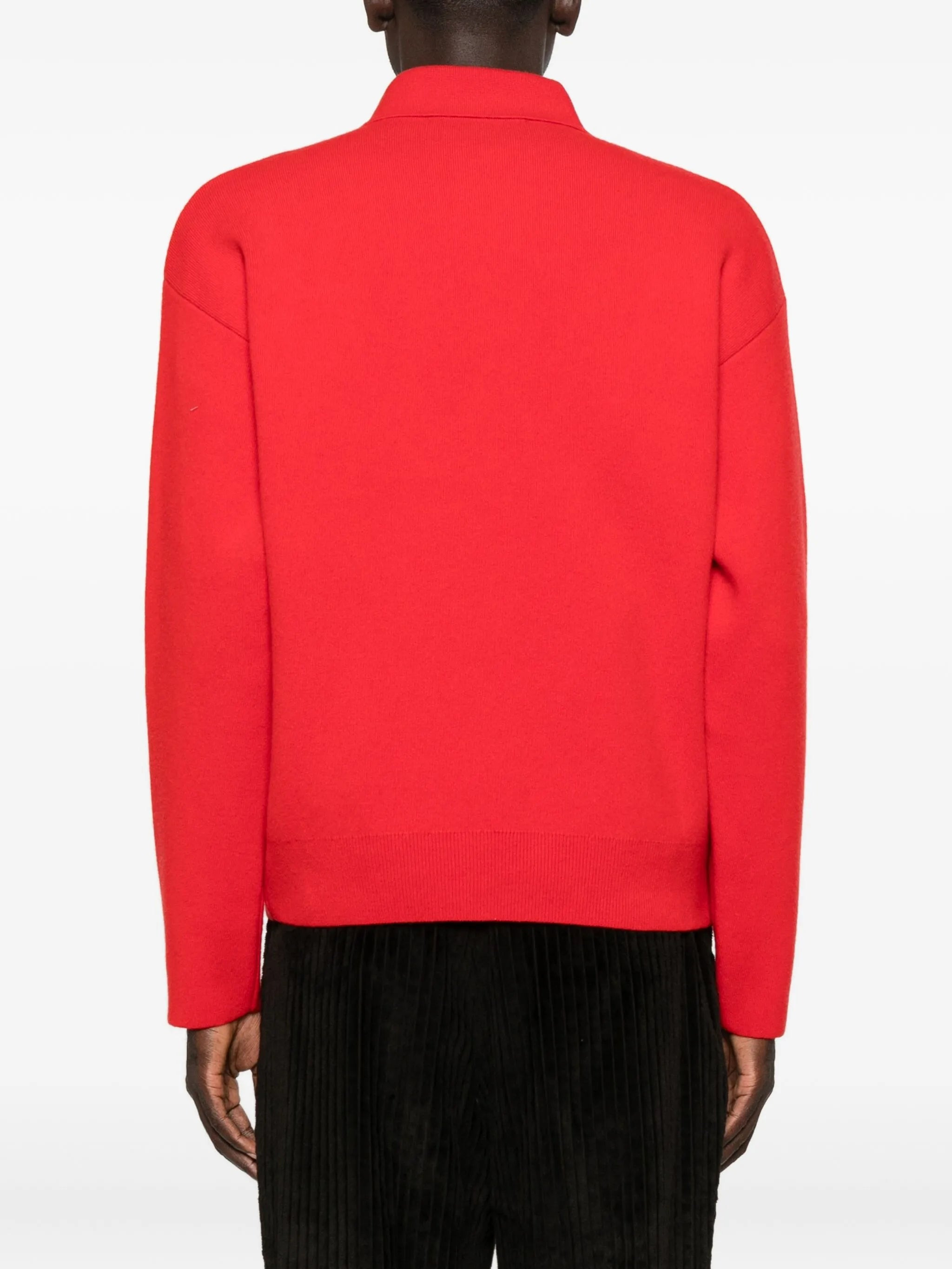 polo-neck buttoned sweater - 3
