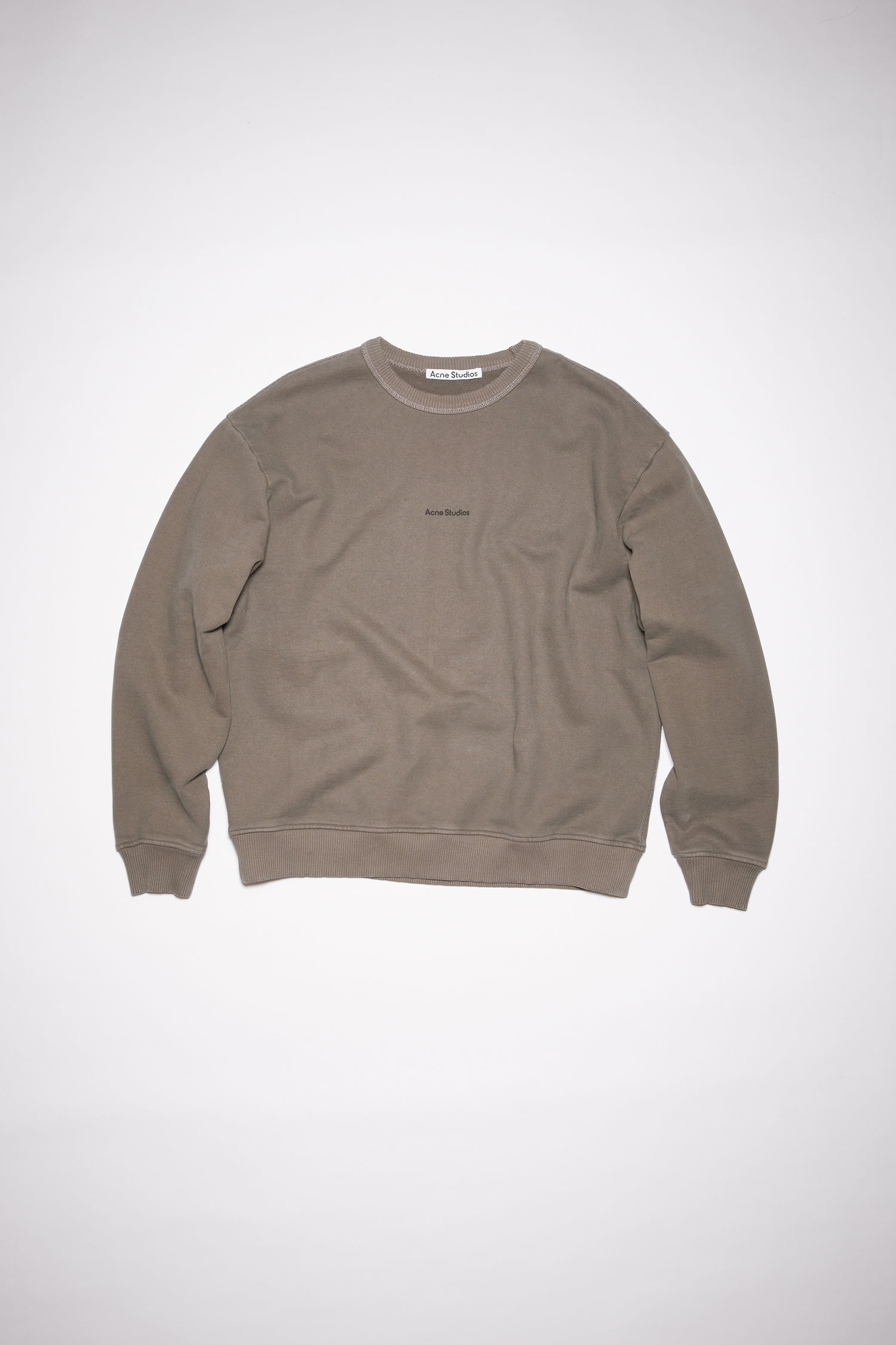 Crew neck sweatshirt - Stone grey - 4