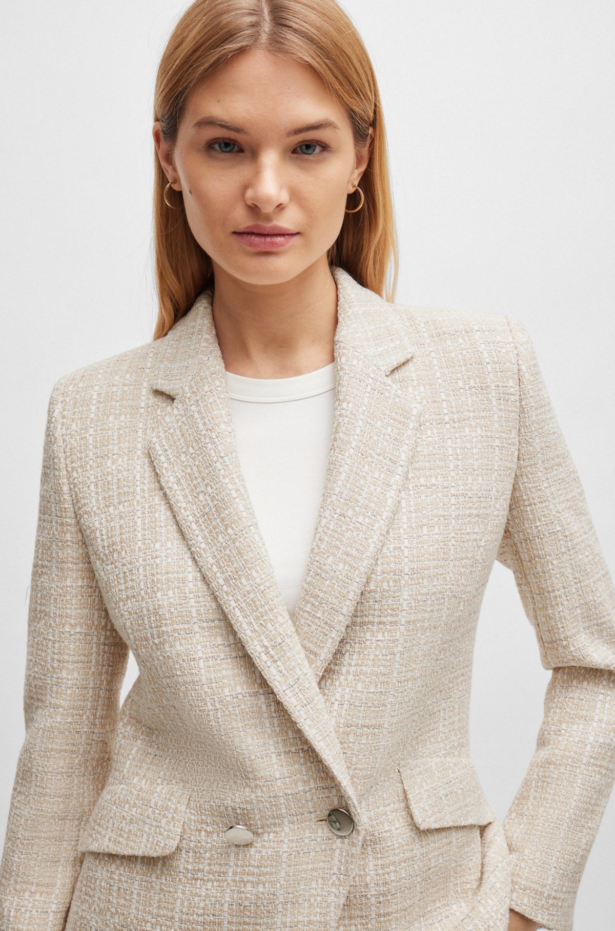 REGULAR-FIT JACKET IN TWEED - 5