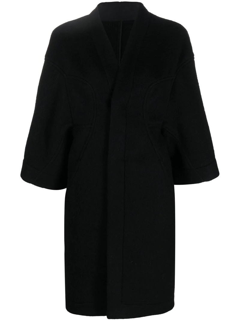 wool single-breasted coat 1
