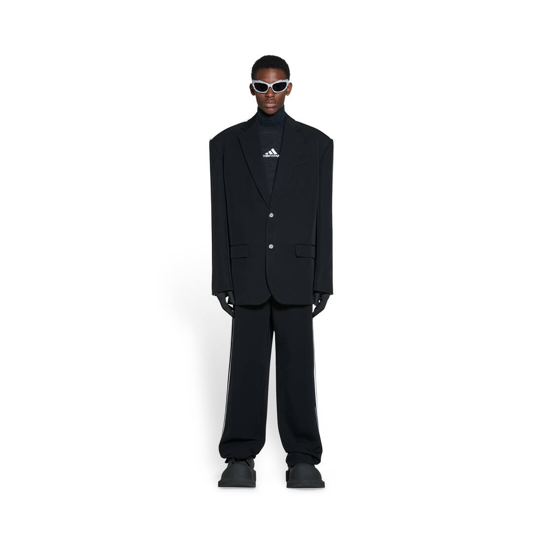 Balenciaga / Adidas Oversized Jacket in Black - 2