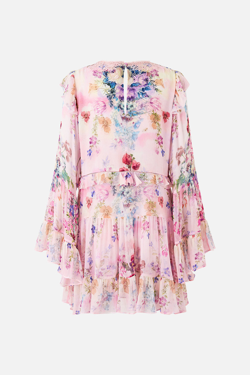 CAMILLA TIERED SWING MINI DRESS outlook