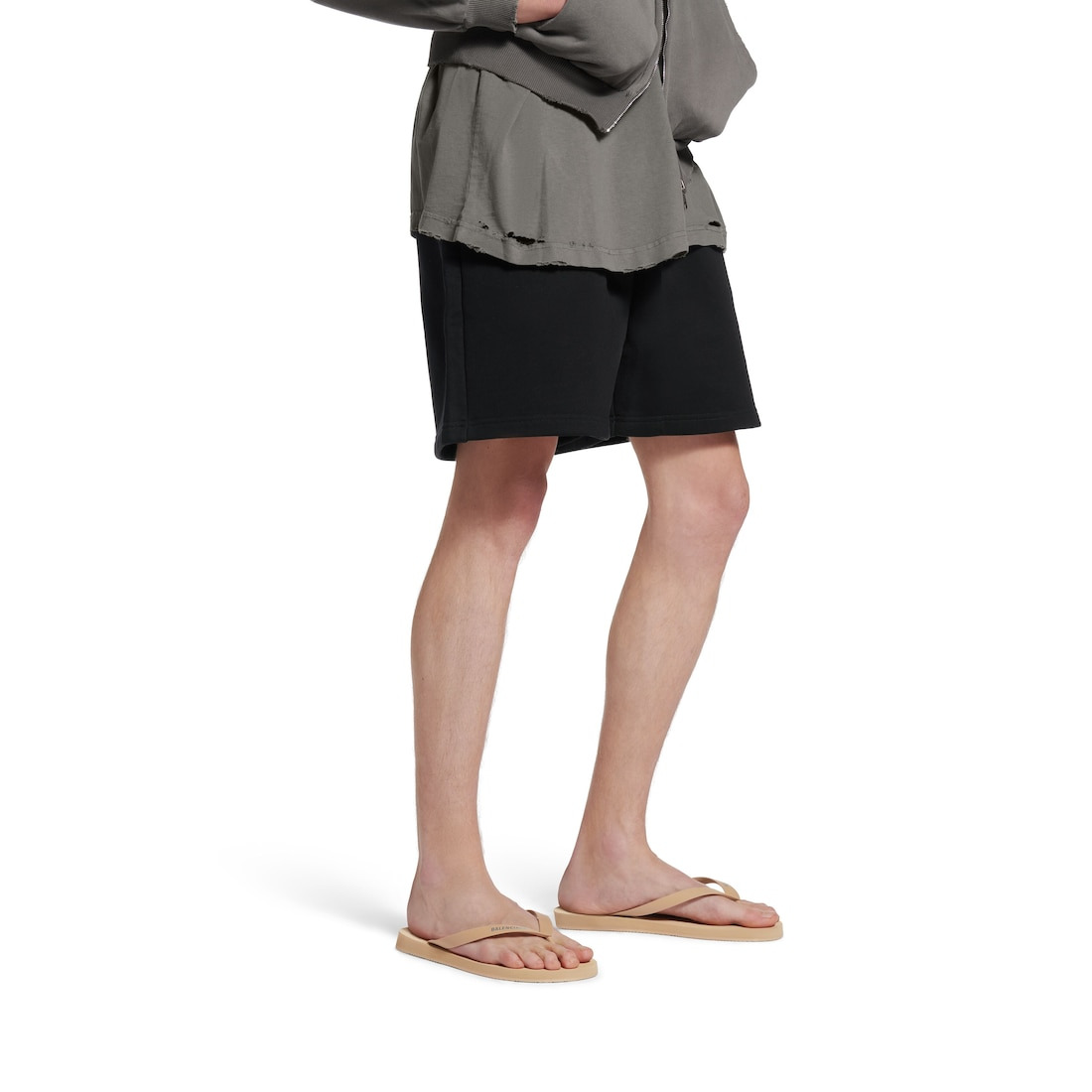 Men's Thong Sandal in Beige - 9