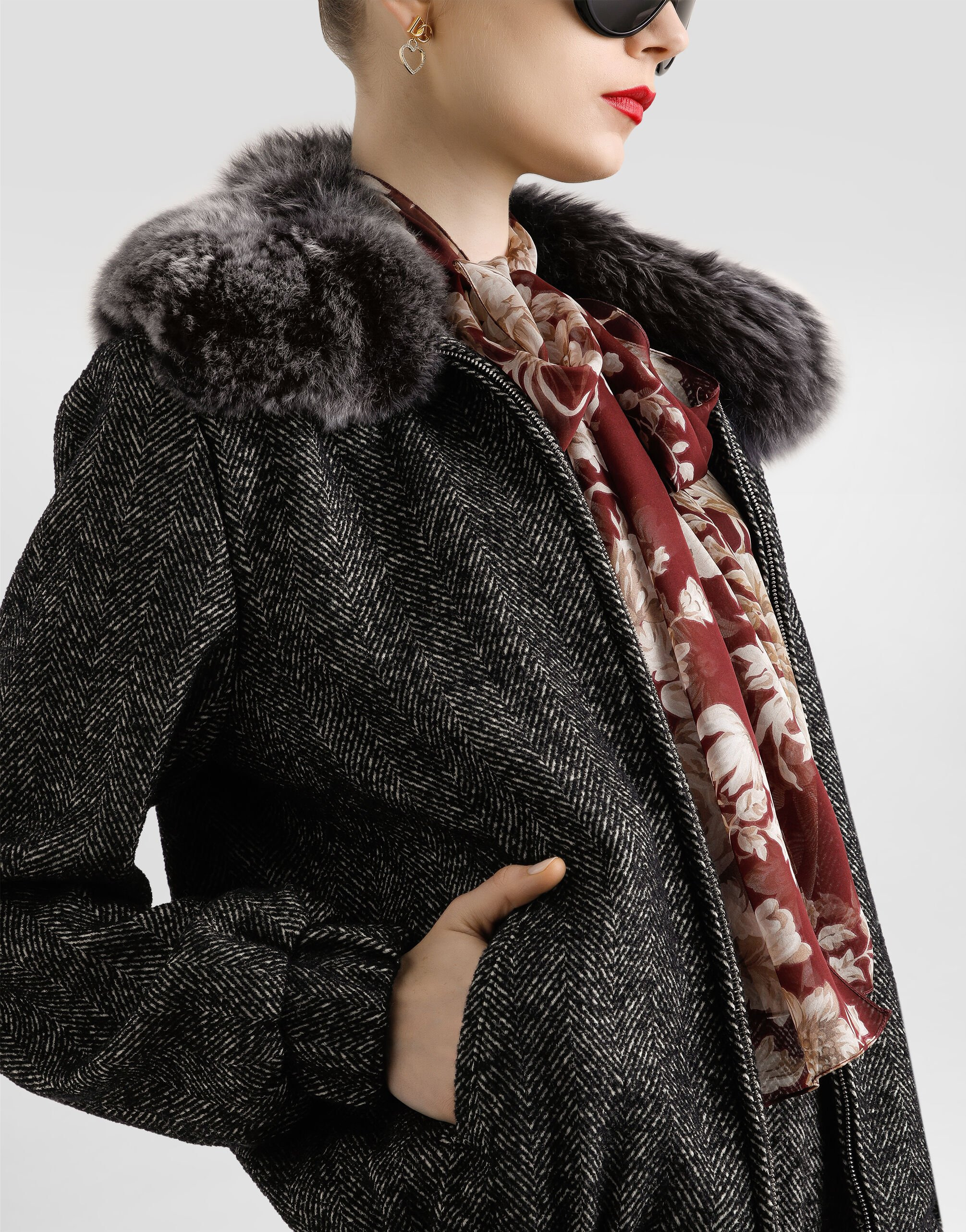 Wool chevron jacket - 4