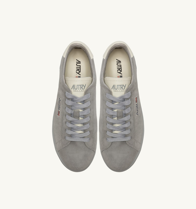 DALLAS LOW SNEAKERS IN MARSHMALLOW AND IRIS SUEDE 5