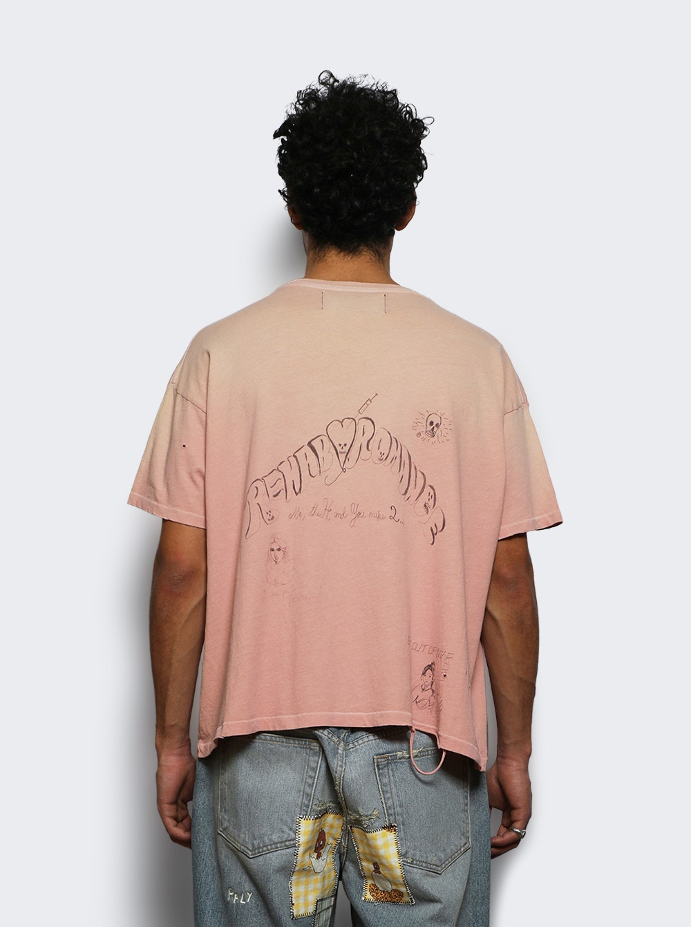 Rehab Romance Pocket Tee Pink - 4