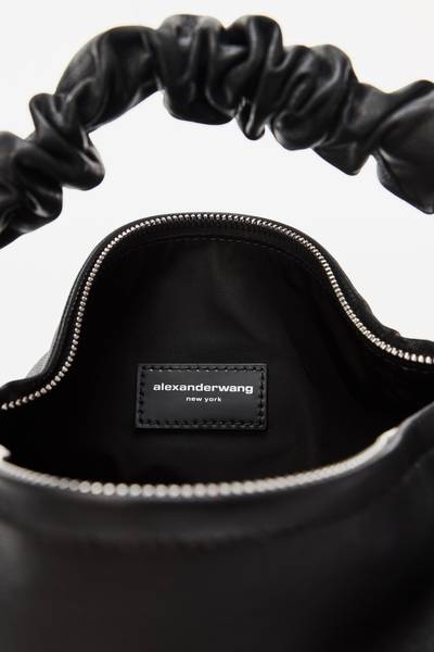 Alexander Wang SMALL SCRUNCHIE BAG IN LEATHER outlook
