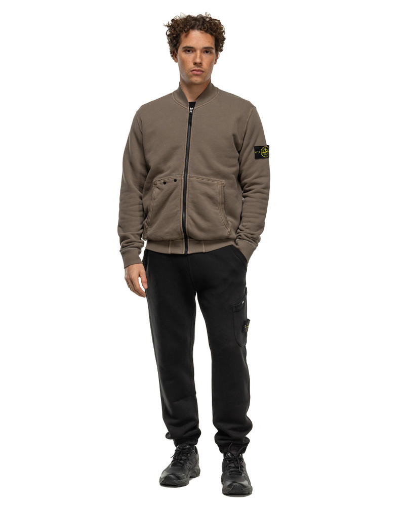 Stone Island Organic Cotton Diagonal Fleece 'Old' Effect Sweat Pant outlook