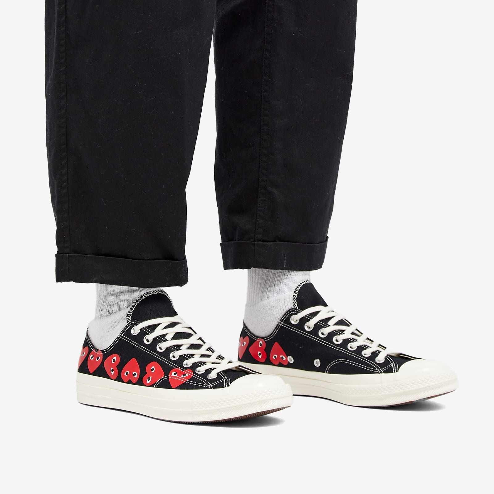 Comme des Garçons Play x Converse Multi Heart Low Sneaker - 6