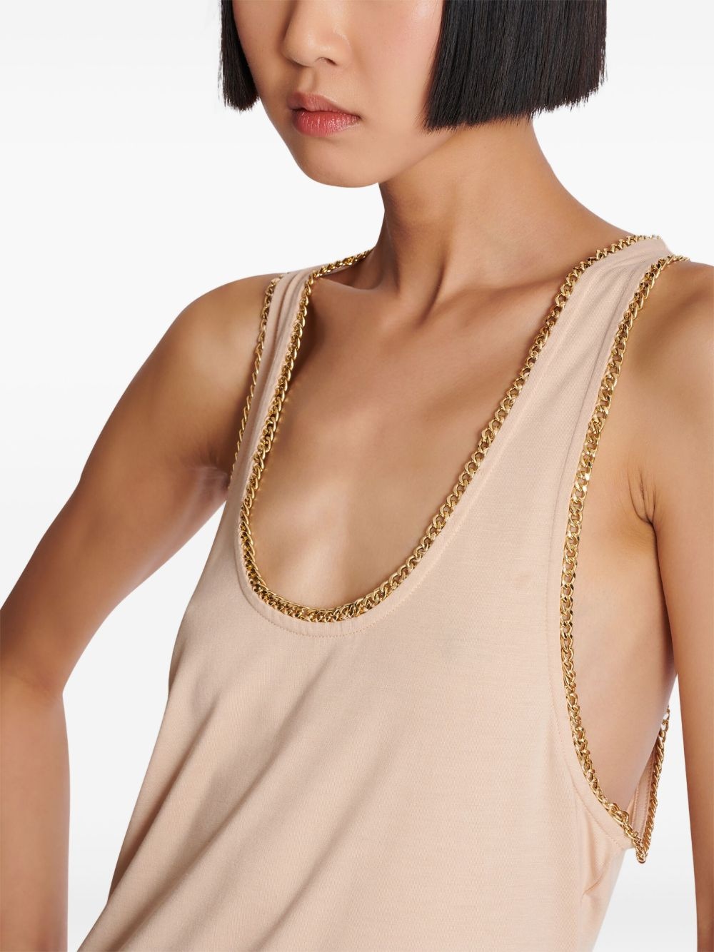 chain-detail tank top - 7