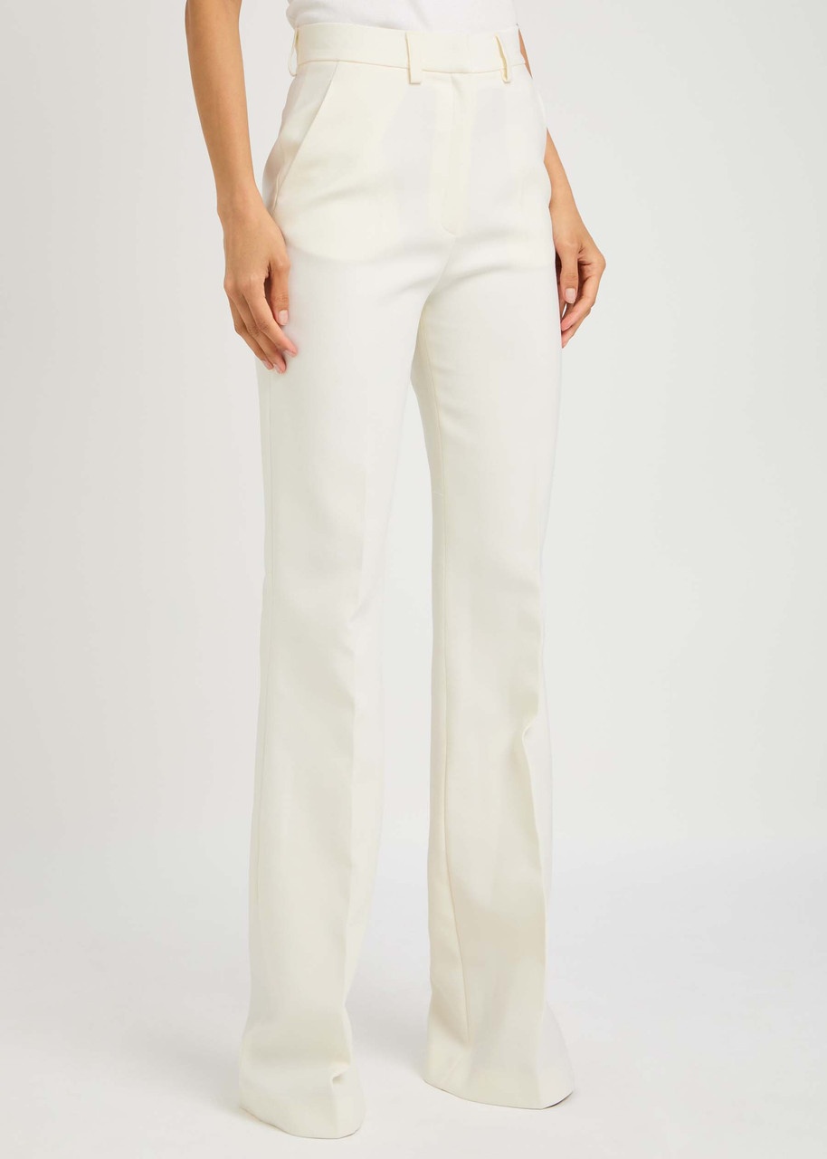 David Koma Flared Straight-leg Stretch-wool Trousers - 2