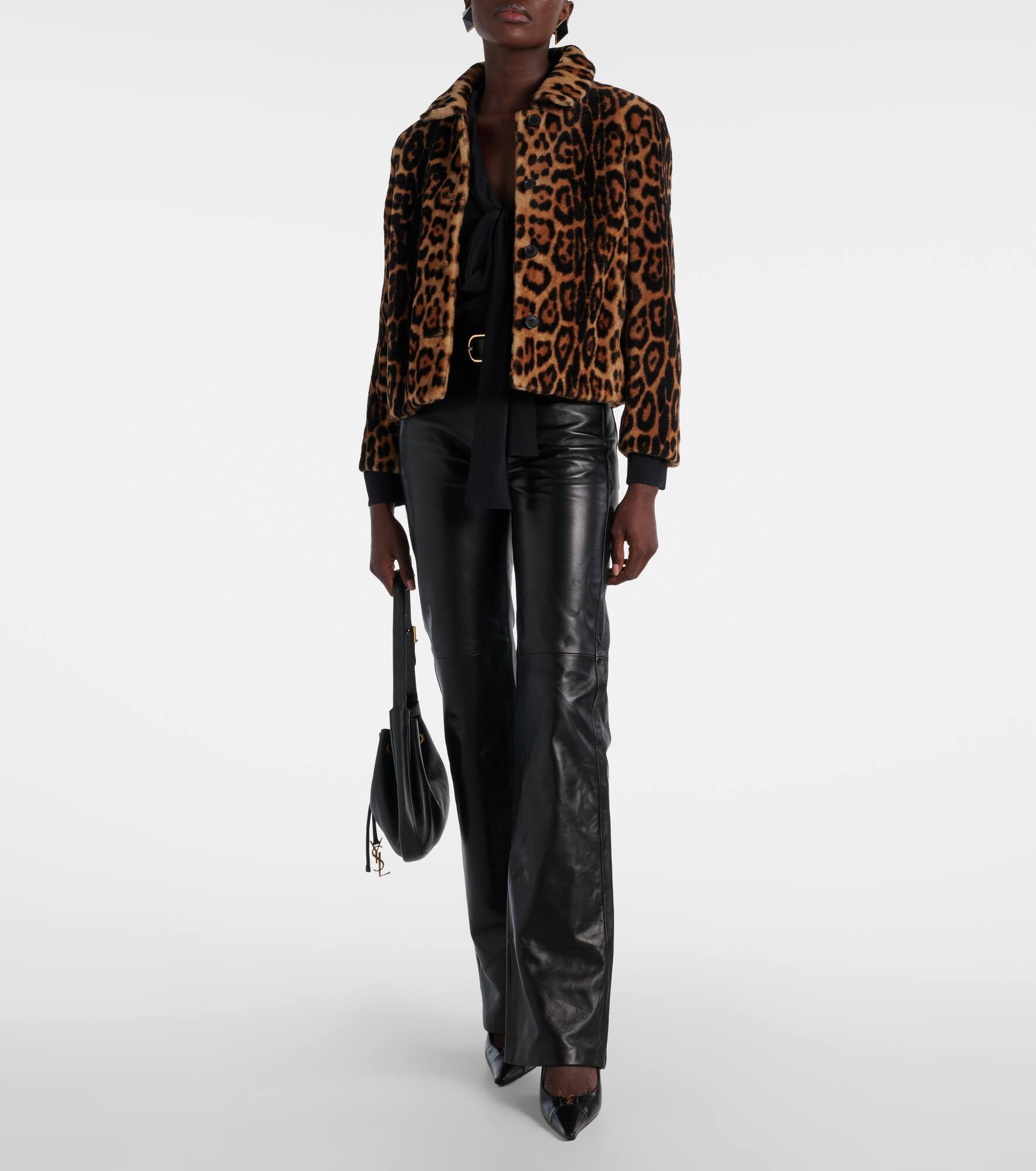 Montmartre leopard-print shearling jacket - 2