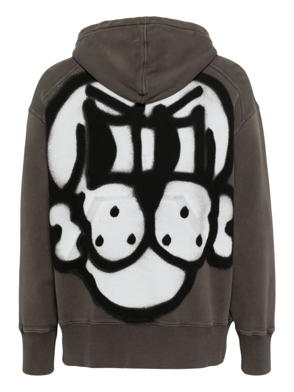 graffiti-print hoodie - 2