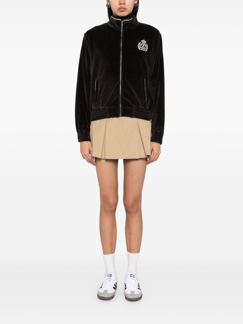 NY Crest Velour Track jacket - 2