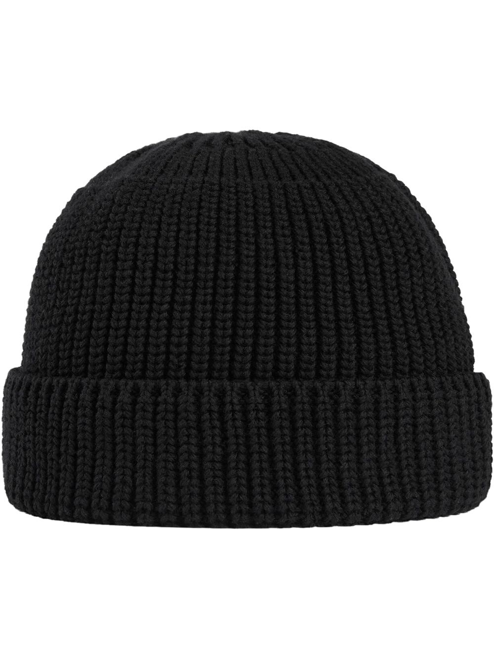 ribbed knitted beanie - 1