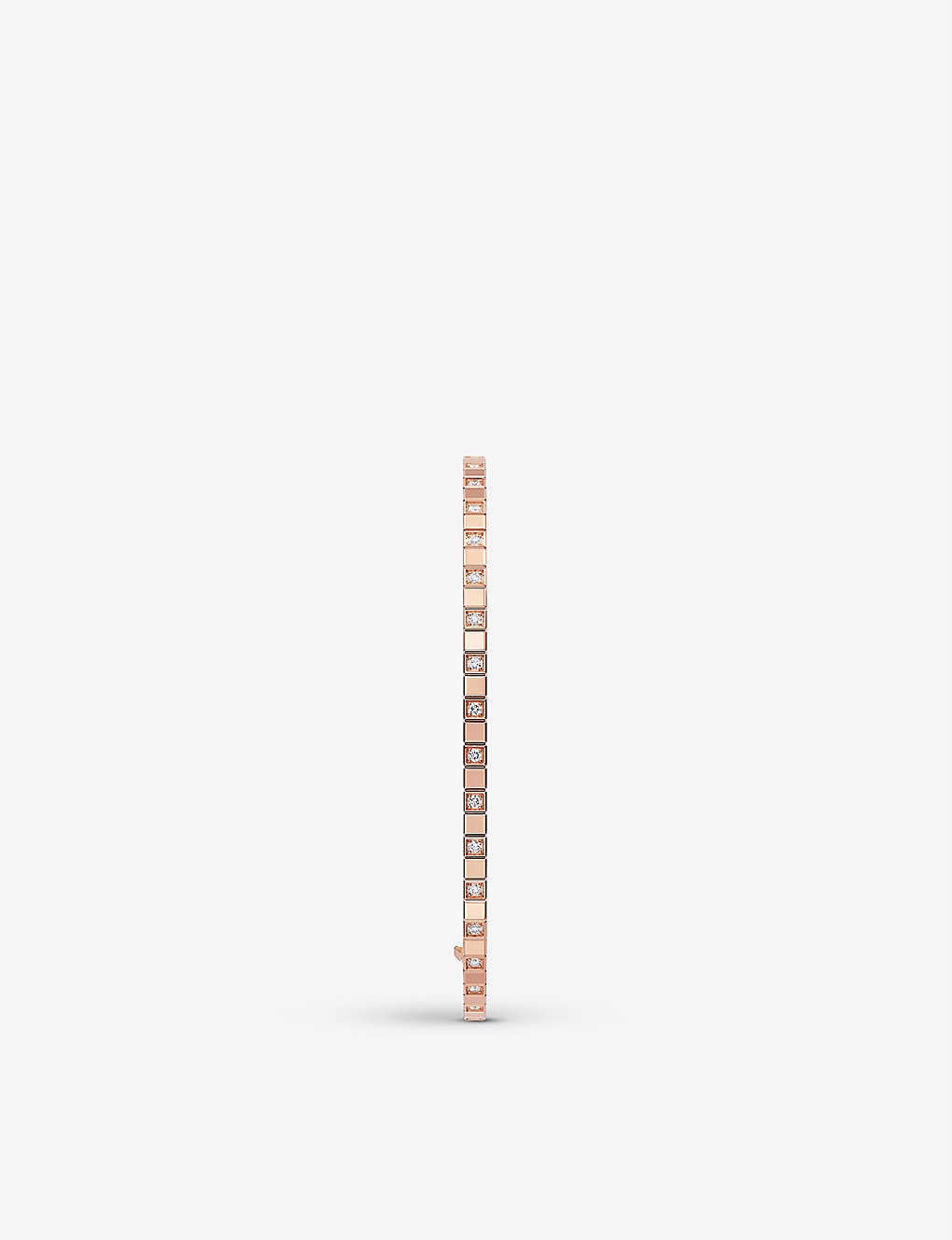 Ice Cube Pure 18ct rose-gold and 0.33ct diamond bangle - 2