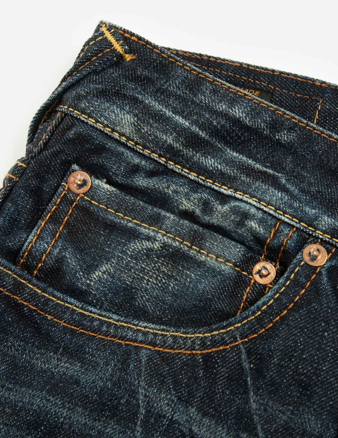 INARI MASK PRINT RELAX FIT DENIM JEANS - 9