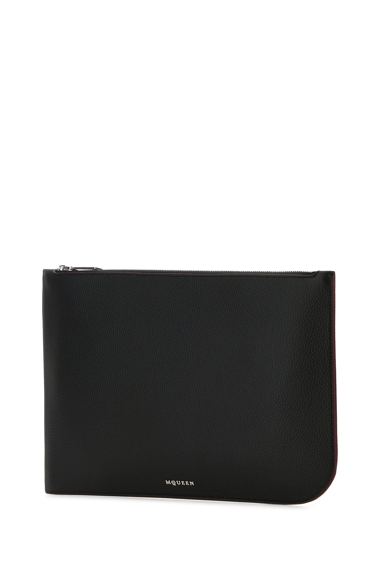 Black leather large Sling pouch - 2