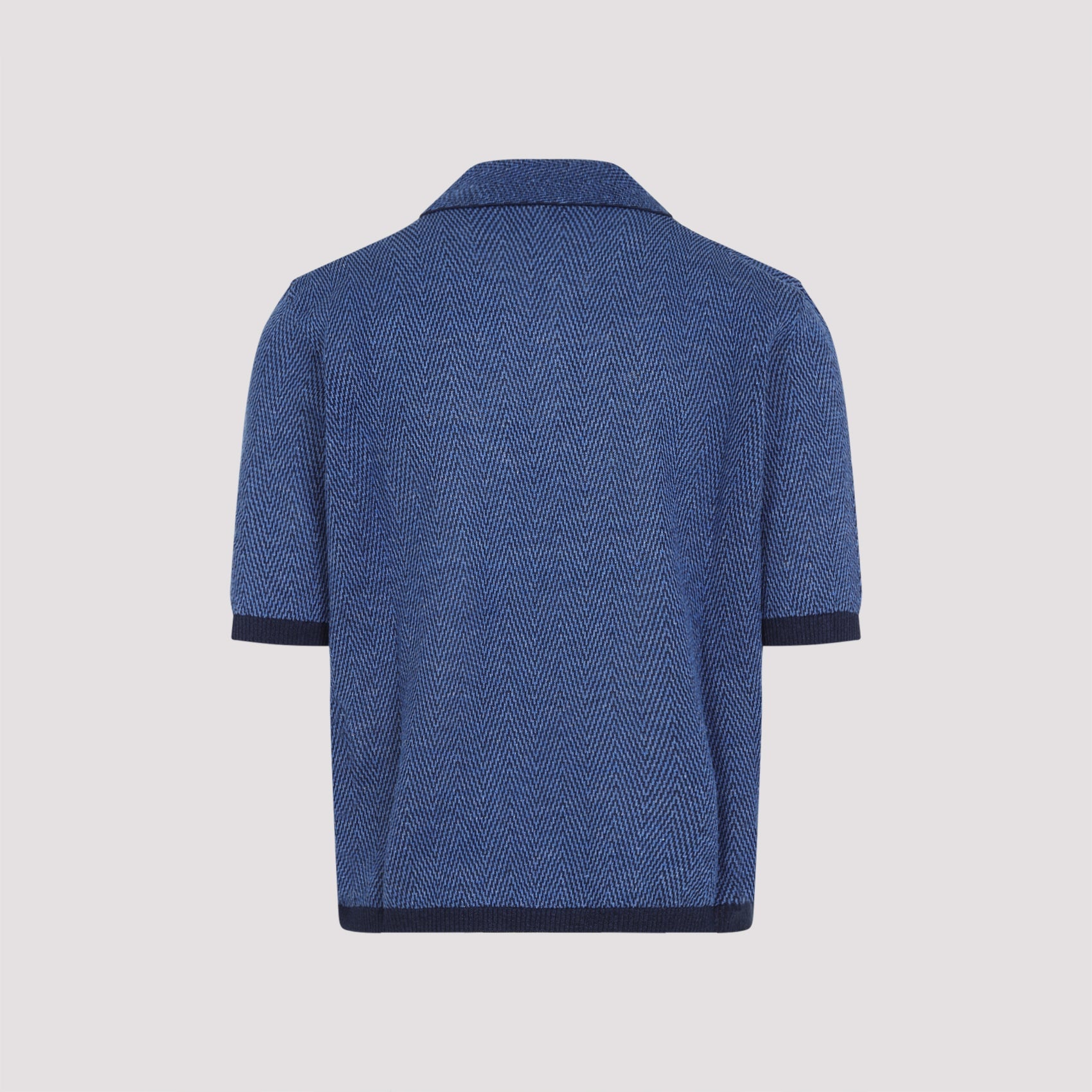 Bottega Veneta Men Bottega Veneta Linen Polo - 2