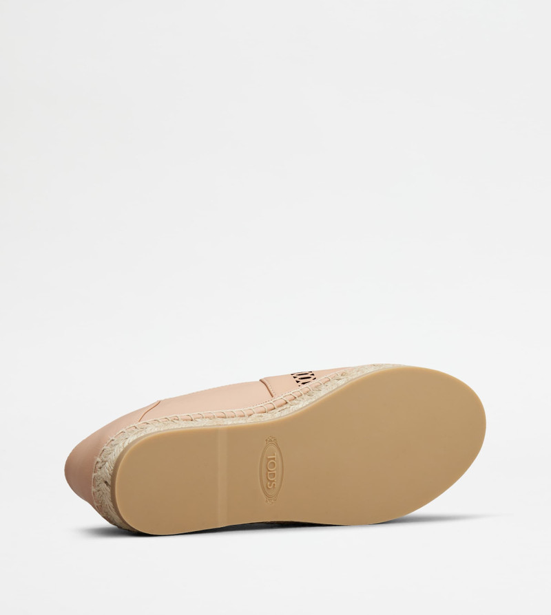KATE SLIP-ONS IN LEATHER - PINK 5