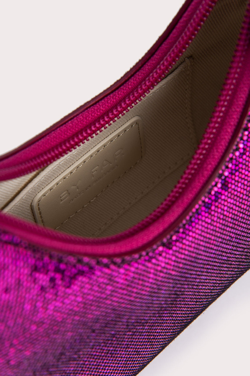 Baby Amber Fuchsia Disco Dot Leather 8