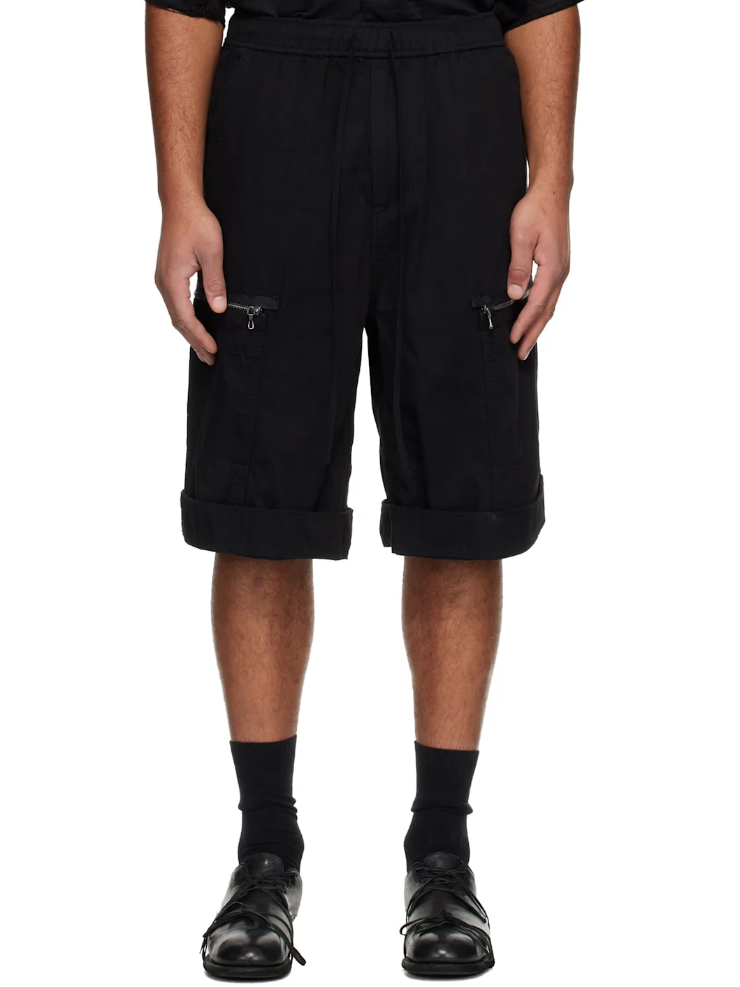 Black Rust Manifold Shorts - 1