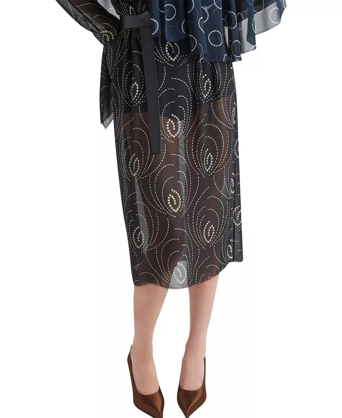 Women's Satin Pumps - 2