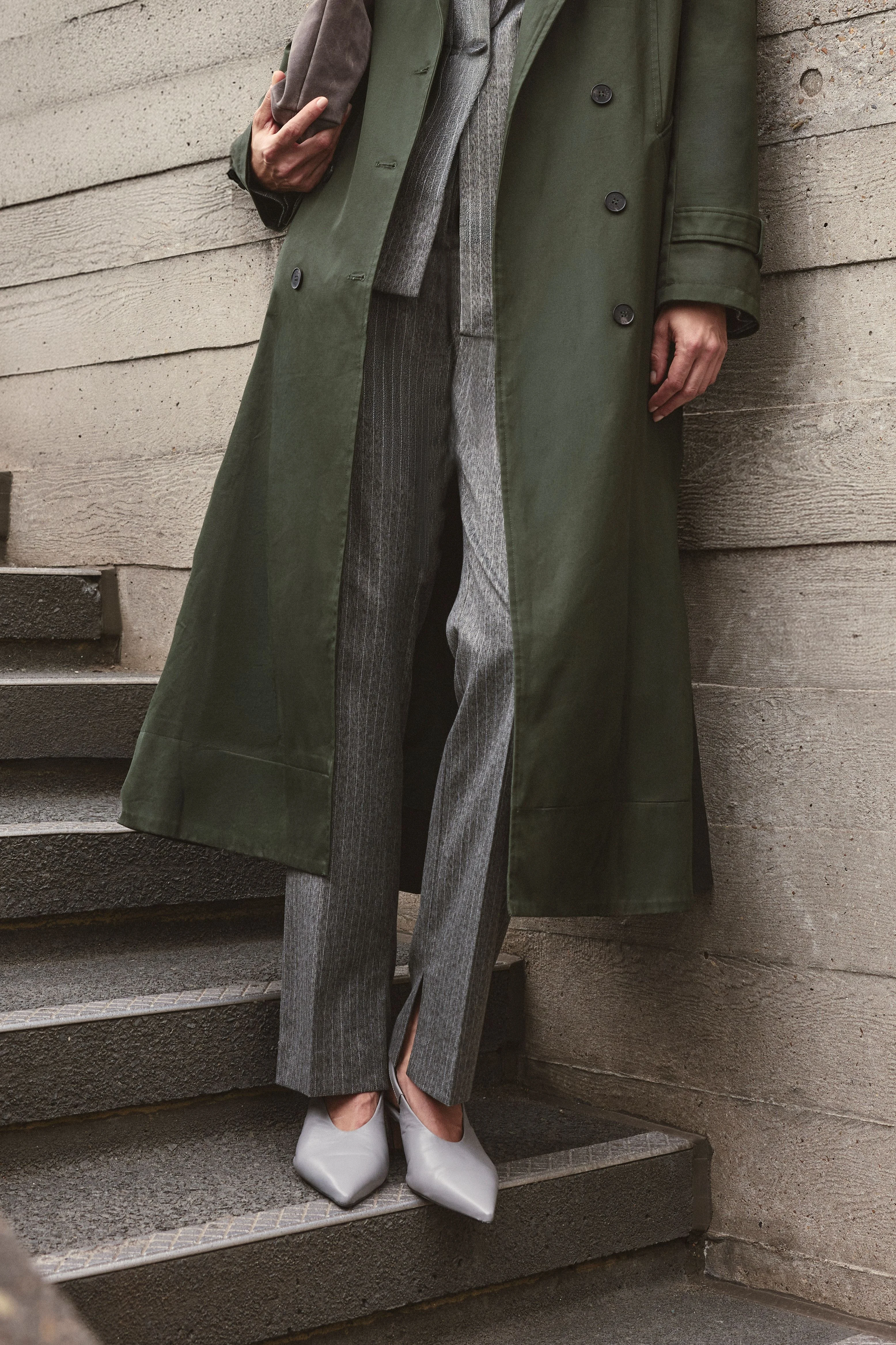 Stripe Tailored Slim Leg Trouser - 1