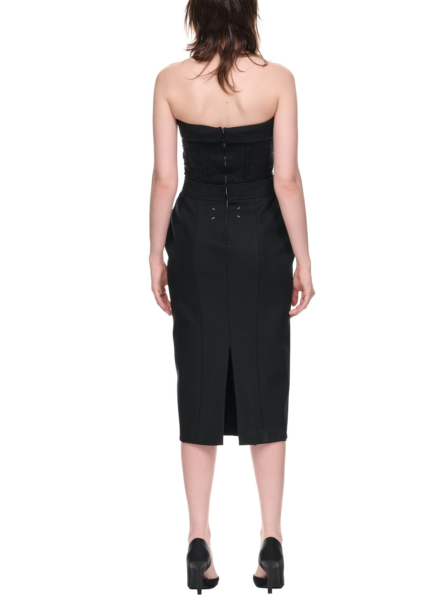 Herringbone Woven Dress - 3