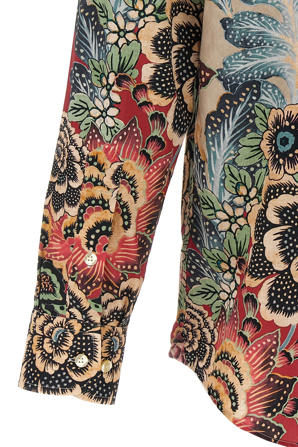 Flower and foliage shirt - 4