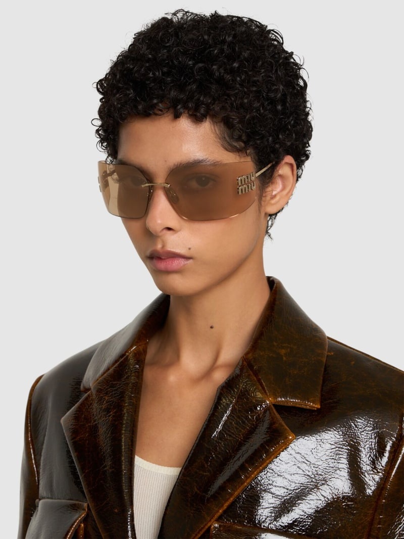 Square metal sunglasses - 2