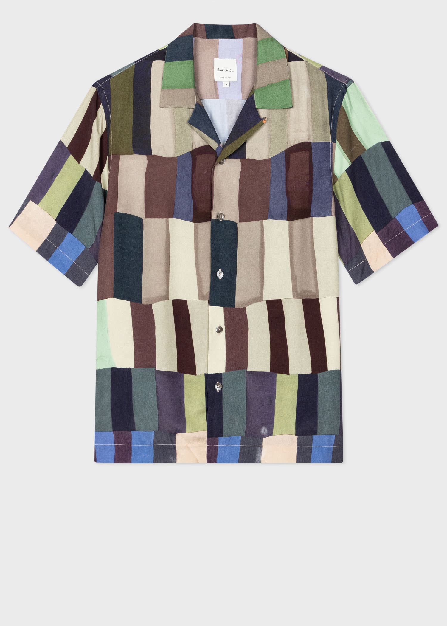 Paul Smith 'Overlapping Check' Print Shirt | REVERSIBLE