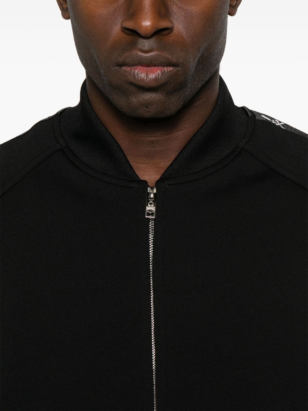 skull-print track jacket - 5