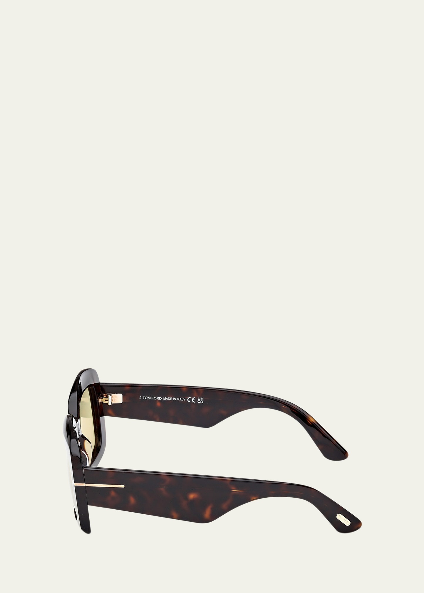 Venetia Rectangle Acetate Sunglasses - 3
