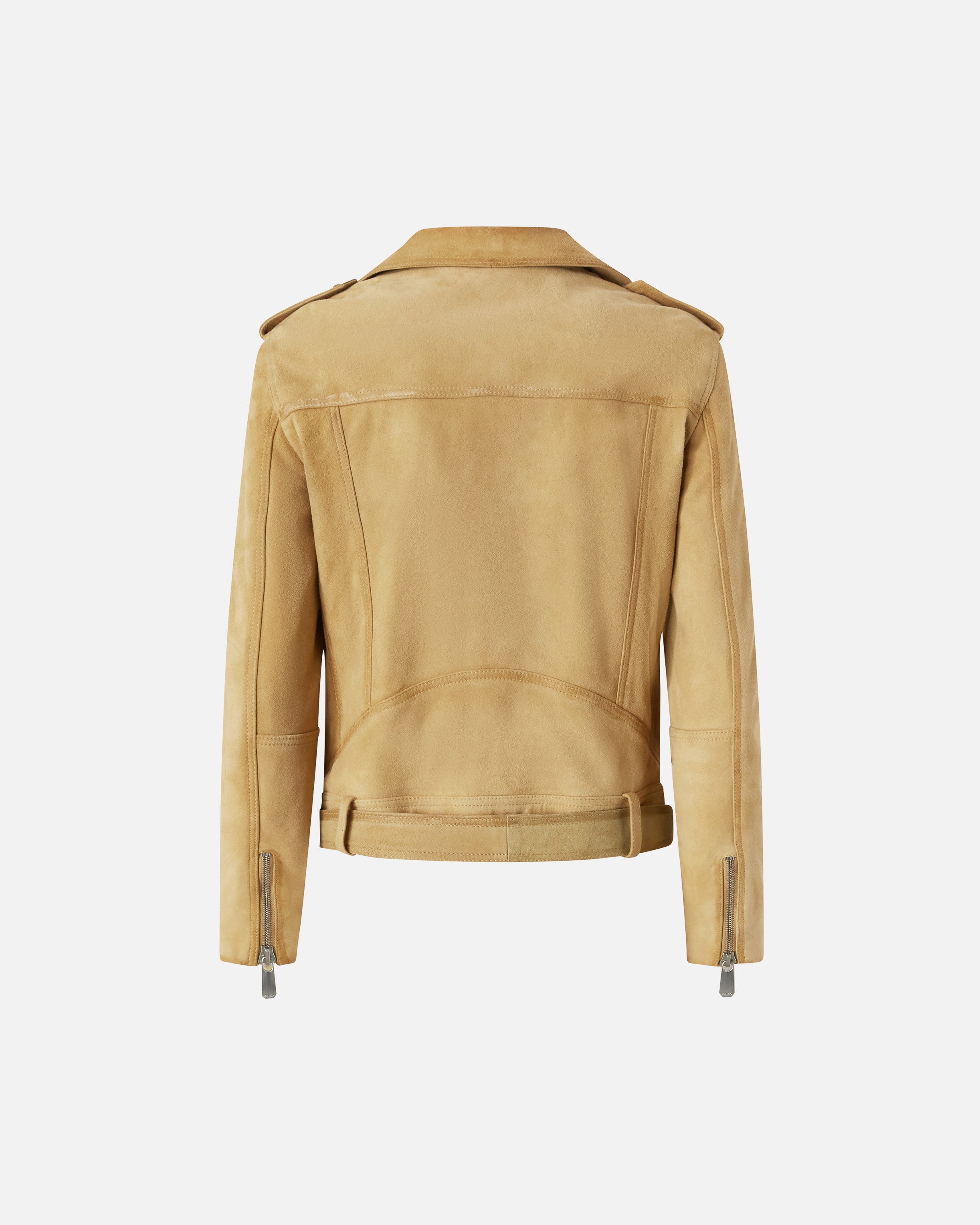 SUEDE BIKER JACKET WITH OLD EFFECT - 6