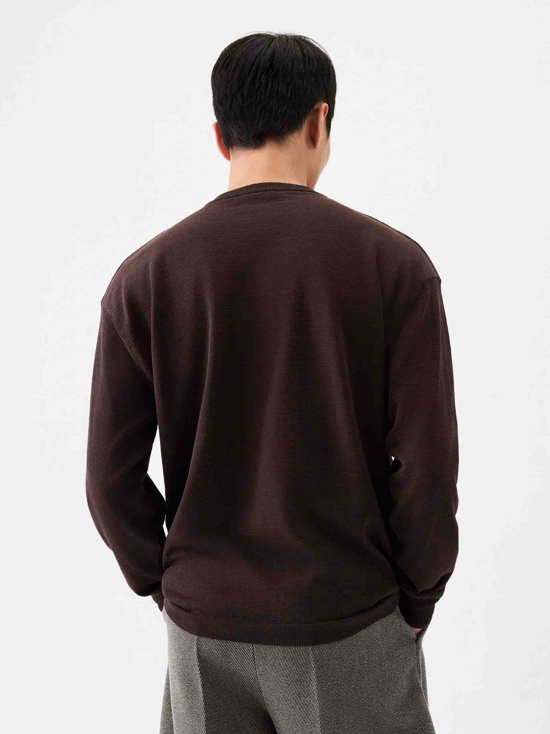 KNIT LINEN SWEATER - 3
