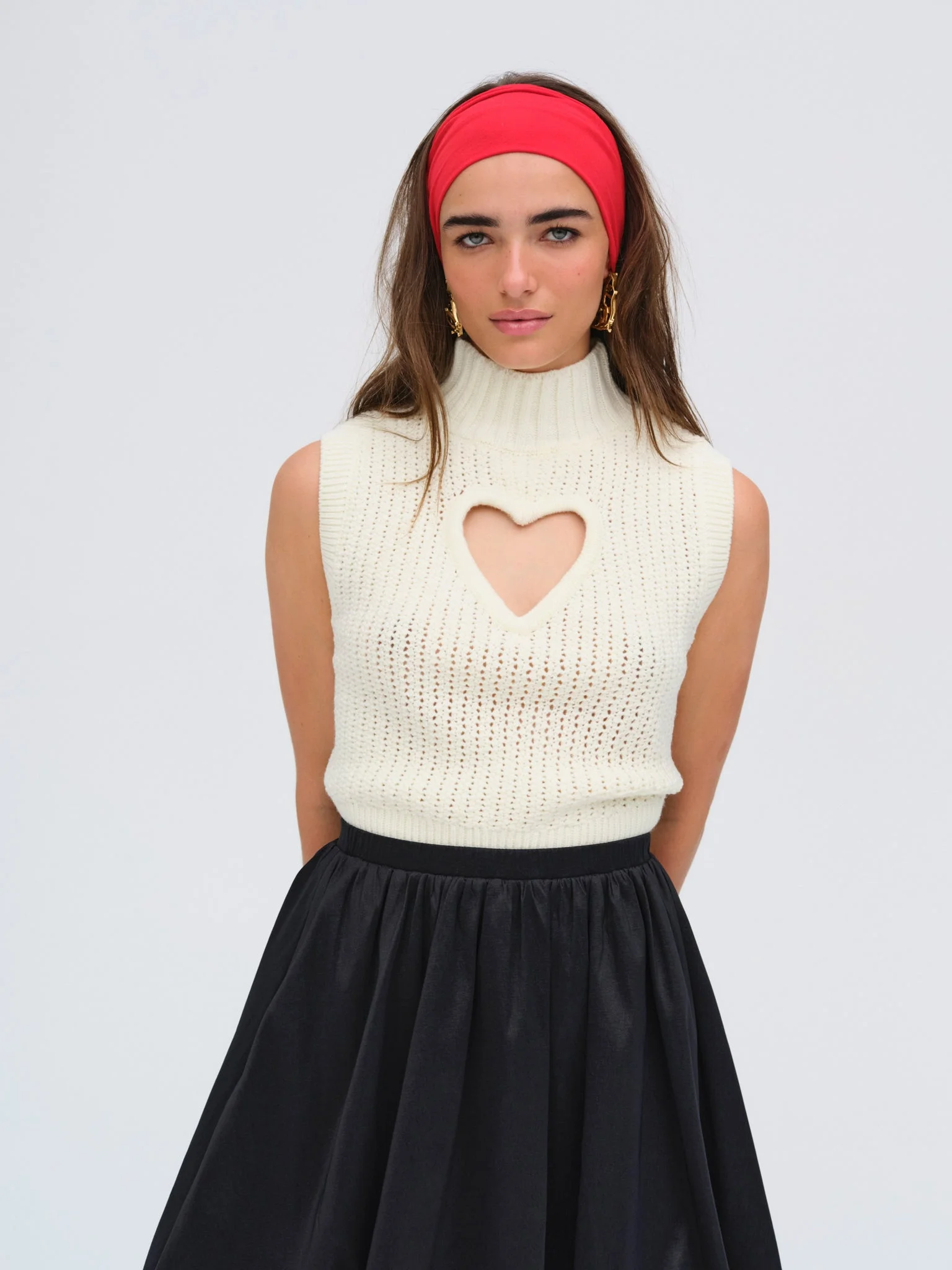 Rebecca Heart Sweater Vest - 1