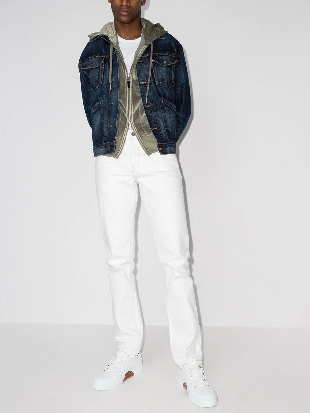 five-pocket slim-fit jeans - 5