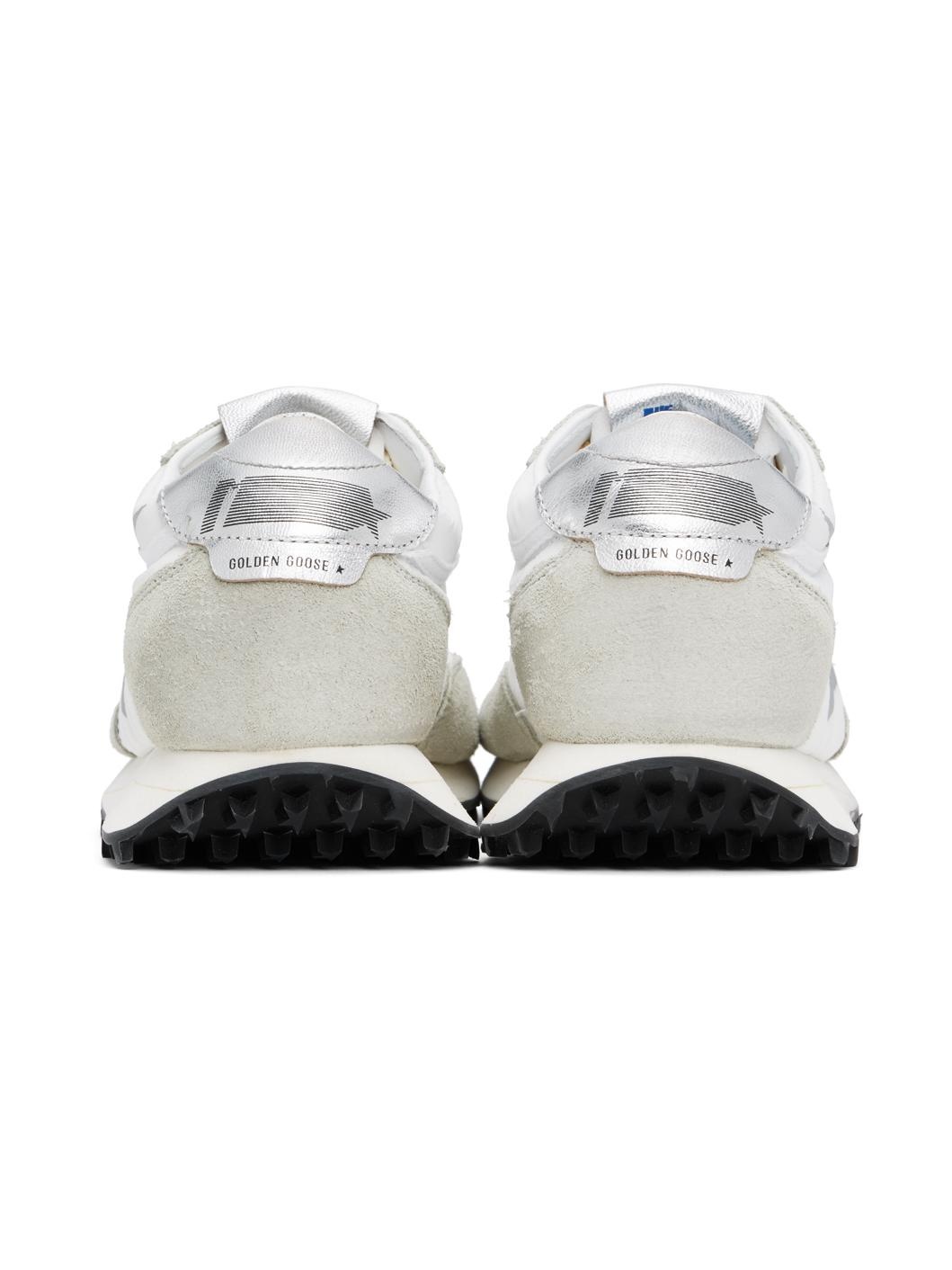 Gray & White Running Marathon M77 Sneakers - 2