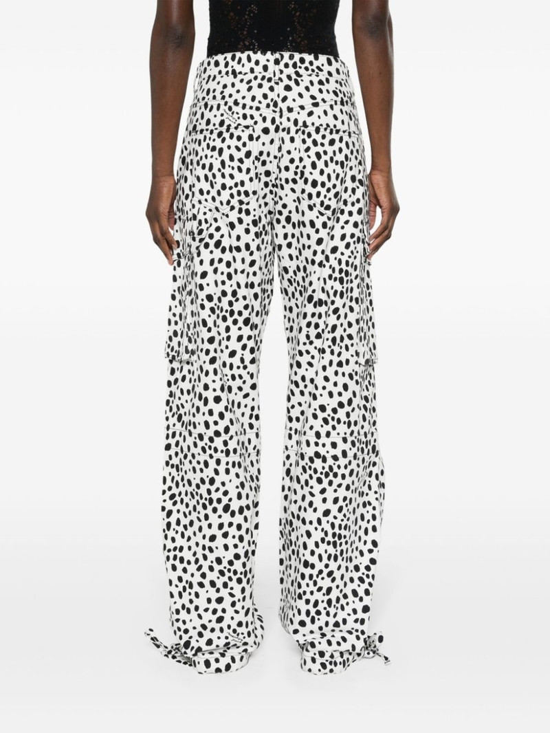 spot-print cargo trousers 4