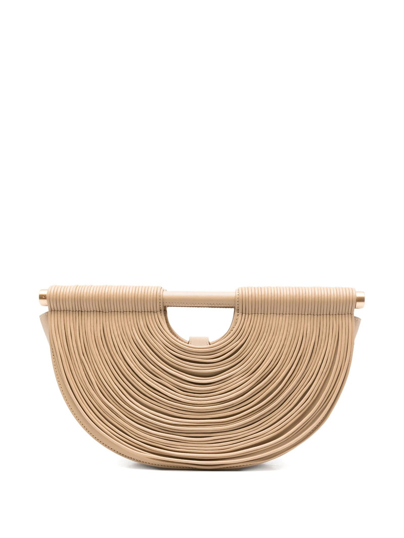 Cult Gaia Lou Pleated Half-moon Tote Bag 1
