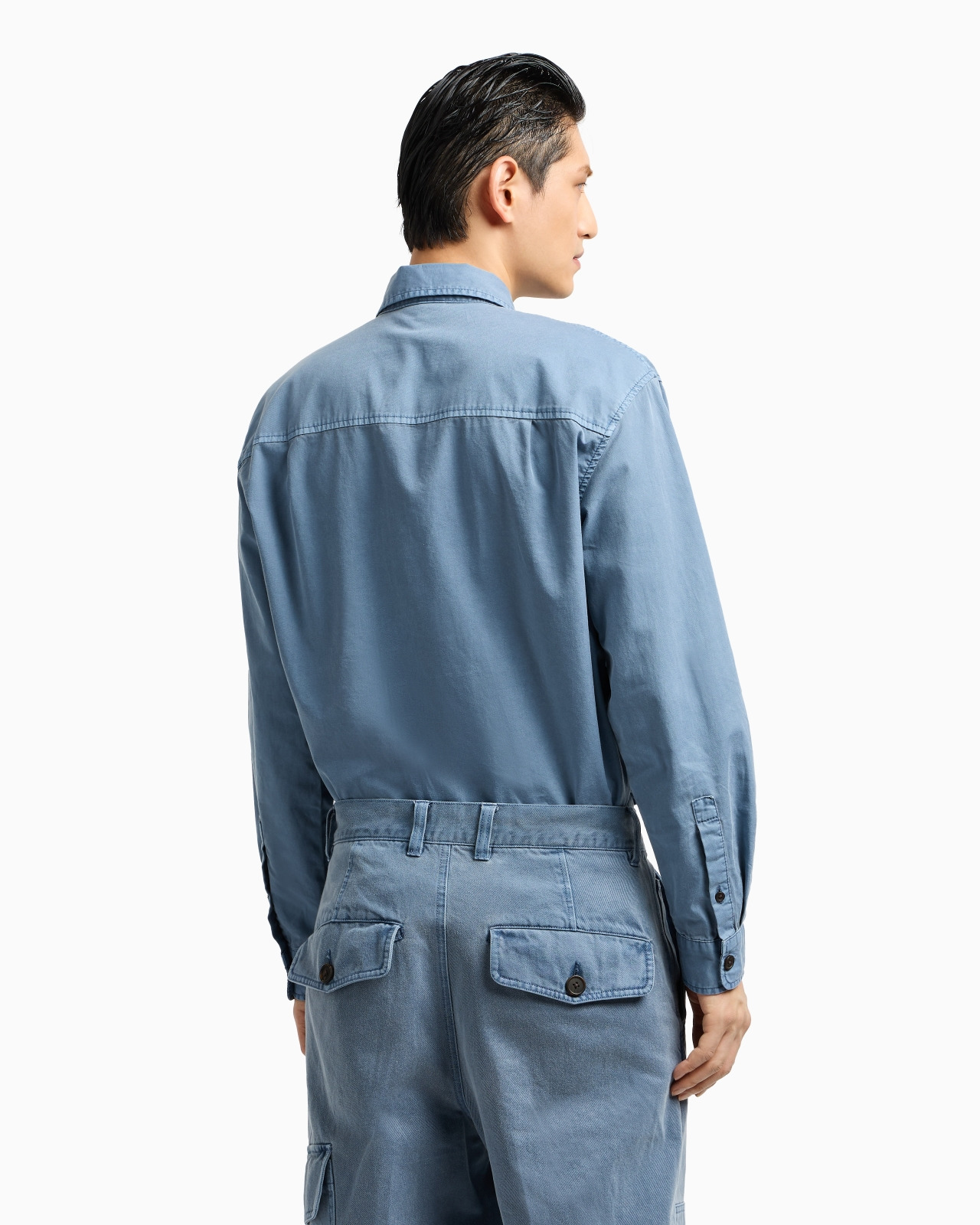 COMFORT-FIT SHIRT WITH WASHED TWILL POCKETS - 3