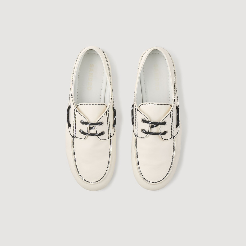 LEATHER BOAT SHOE LOAFERS 3